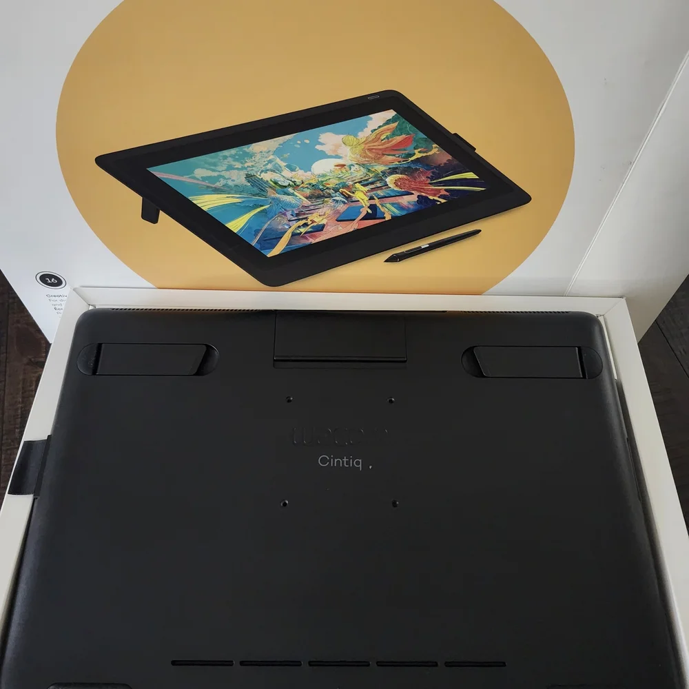 Black Tablet with Stylus